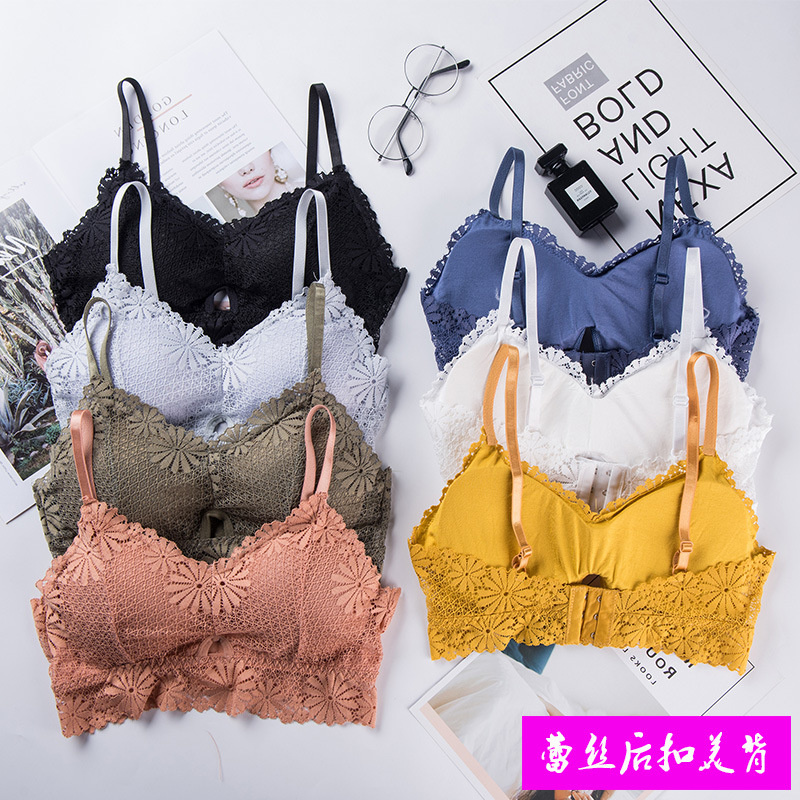 Bralette Triangle Set - ثلاثية الأبعاد مثير فتاة الدانتيل الملابس