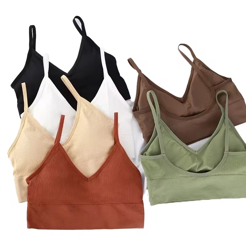 Bralette Triangle Set - سلس النساء رفع البرازيلي جميل الظهر