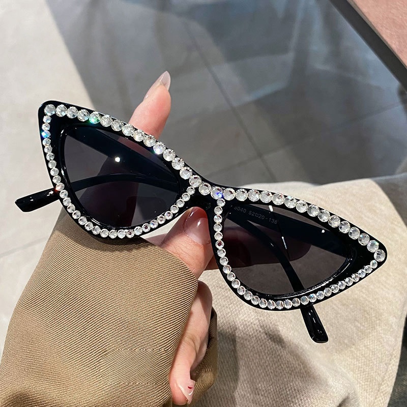 Sunglasses Cat Eye - خمر الفاخرة عين القط النظارات الشمسية