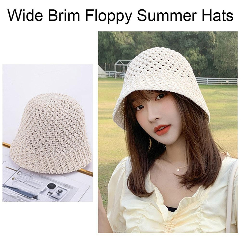 Hat Floppy Wide - جديد بنات قبعة الشمس واسعة حافة