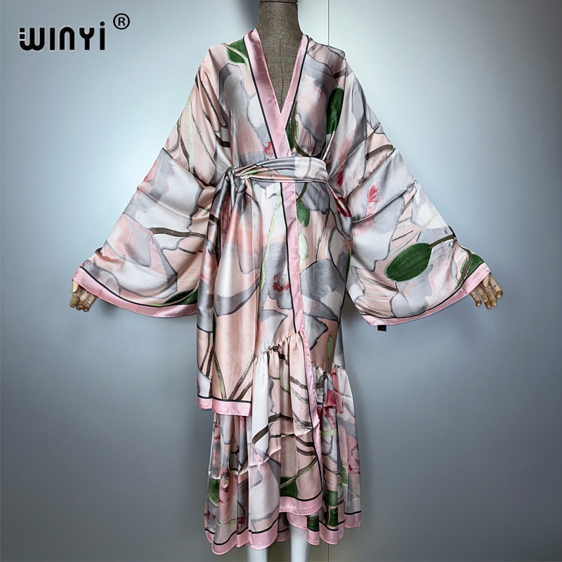 Cover Up Kaftan - فستان WINYI Africa اليومي للحفلات الراقصة
