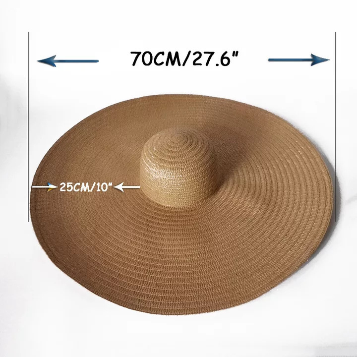 قبعات القش الشاطئ كبيرة الحجم  - مراجعة Hat Floppy Wide وسعره