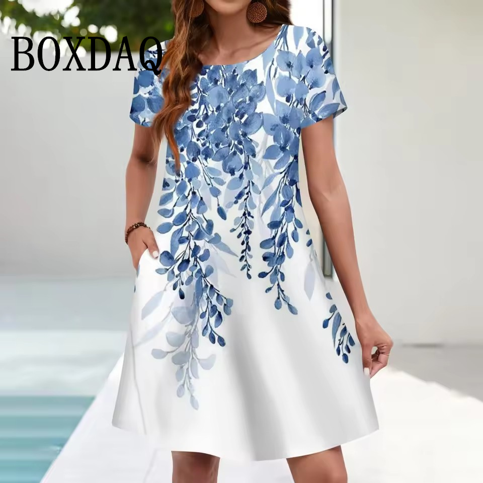 فستان صيفي نسائي غير رسمي بجيو - مراجعة Romper Floral Print وسعره