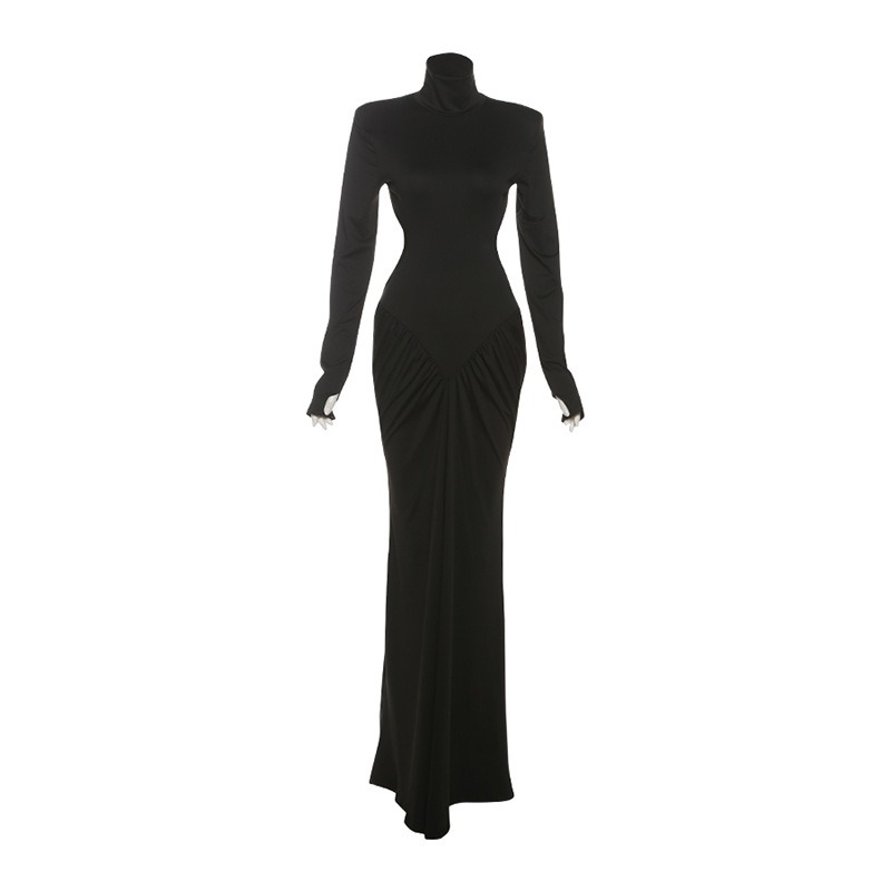 فستان نسائي طويل بدون ظهر برقب - مراجعة Maxi Dress Halter وسعره