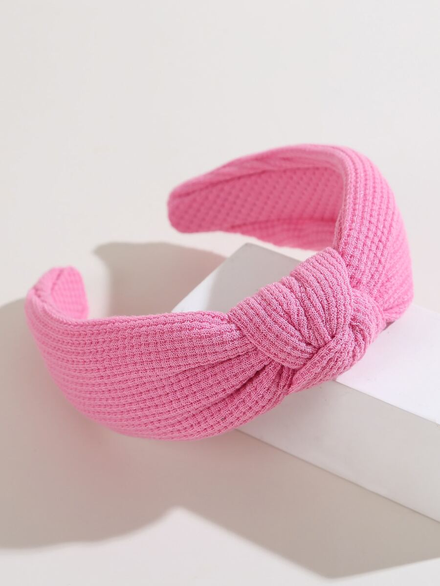 عصابة رأس عريضة بتصميم عقدة أن - مراجعة Headband Summer Knit وسعره
