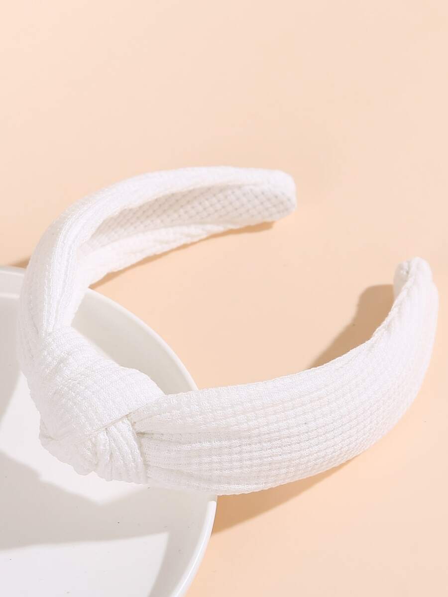 عصابة رأس عريضة بتصميم عقدة أن - مراجعة Headband Summer Knit وسعره