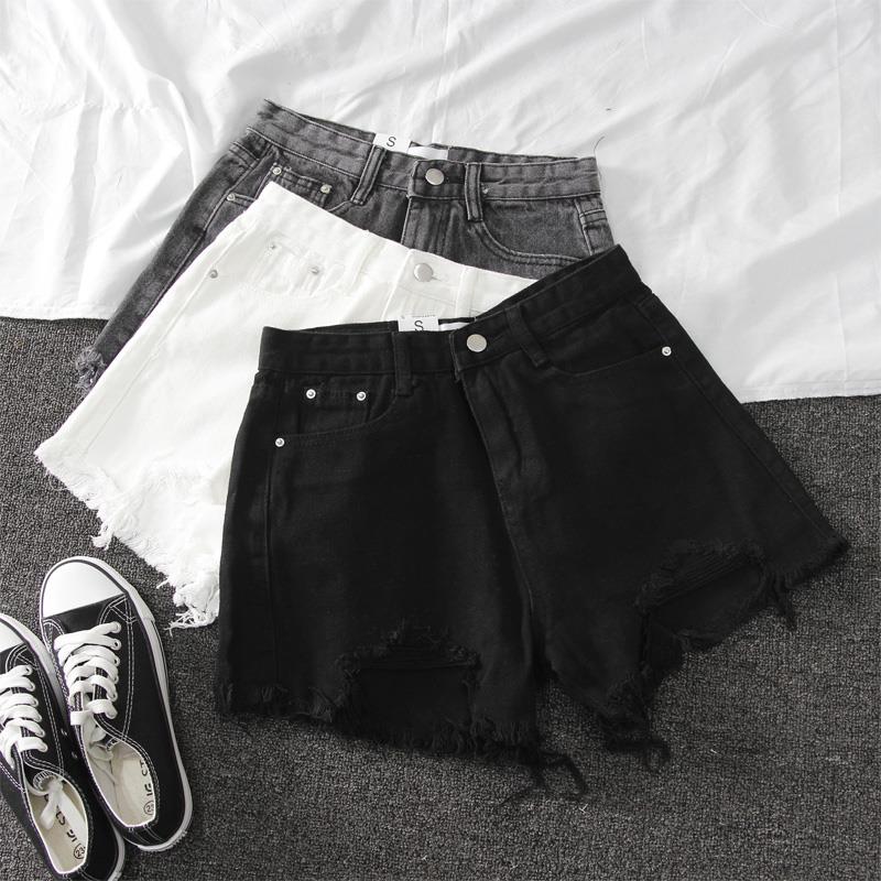 شورت جينز نسائي جديد للصيف بخص - مراجعة Shorts Denim Frayed وسعره