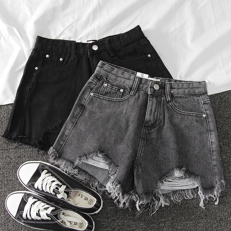 شورت جينز نسائي جديد للصيف بخص - مراجعة Shorts Denim Frayed وسعره