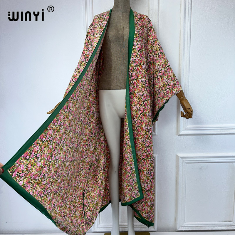 WINYI كيمونو الصيف مثير طباعة  - مراجعة Cover Up Kaftan وسعره