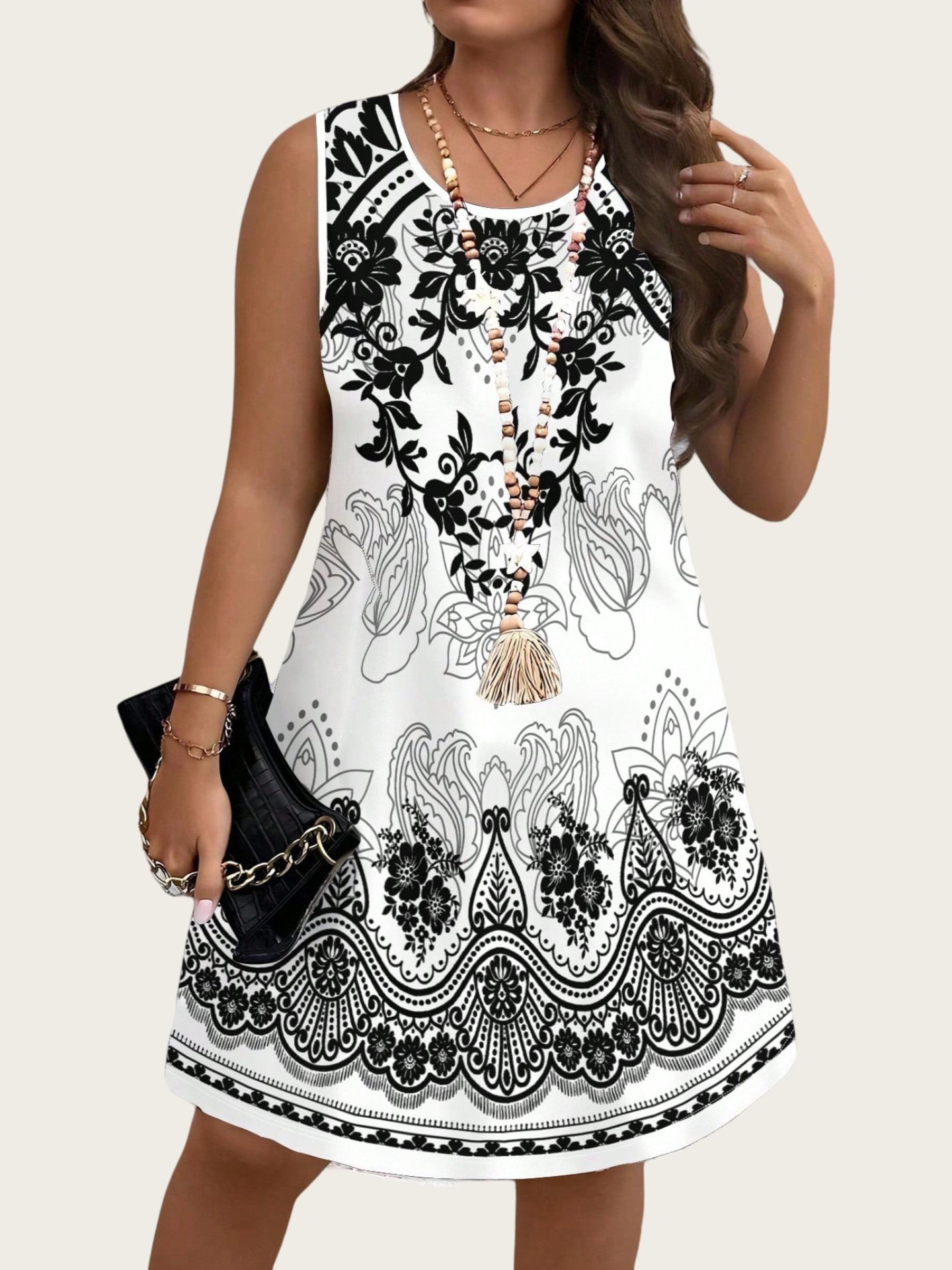 فساتين بأسلوب عرقي عتيق صيف 20 - مراجعة Romper Floral Print وسعره
