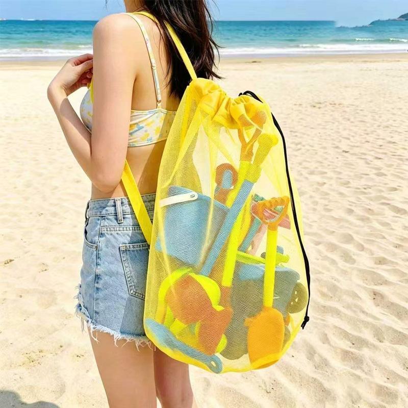 حقيبة شاطئ شبكية محمولة كبيرة  - مراجعة Tote Bag Beach وسعره