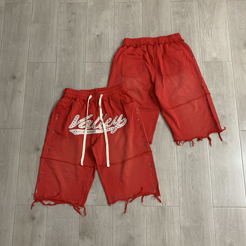 شورت رجالي أسود كاجوال من VALL - مراجعة Shorts Denim Frayed وسعره