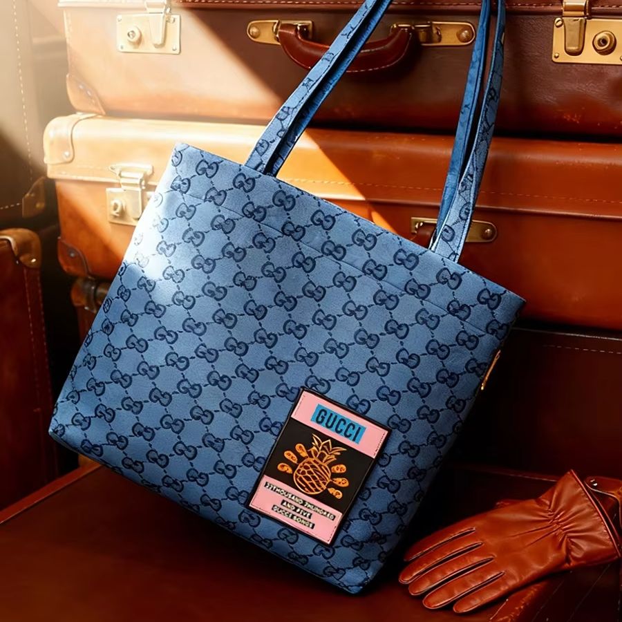 حقيبة GUCCI نسائية من القماش،  - مراجعة Tote Bag Beach وسعره